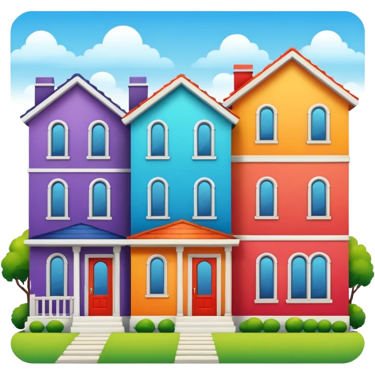 big houses emoji