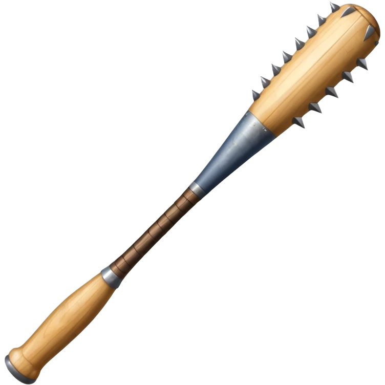 Baseball bat with big spikes emoji