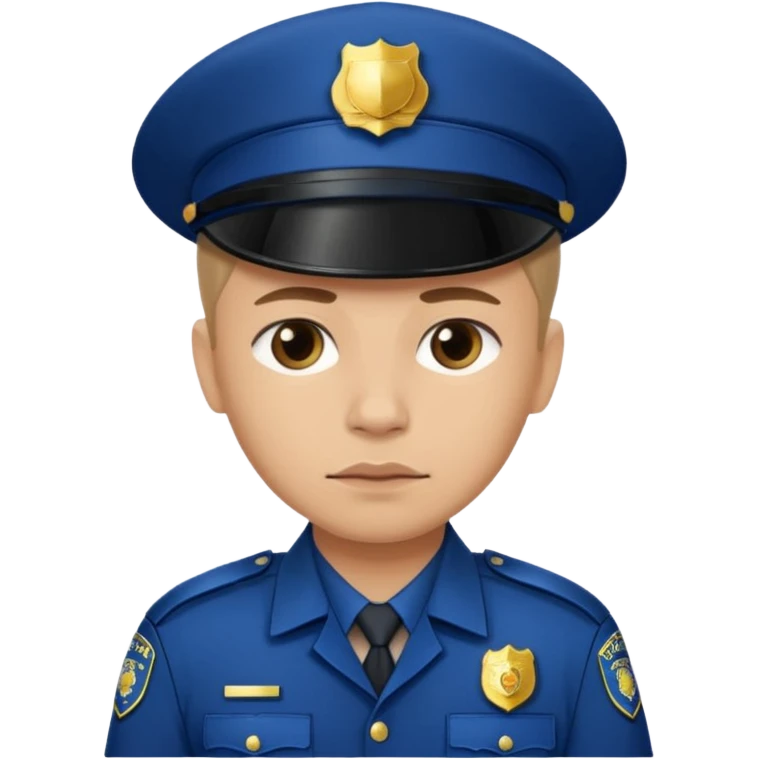 Policia triste emoji