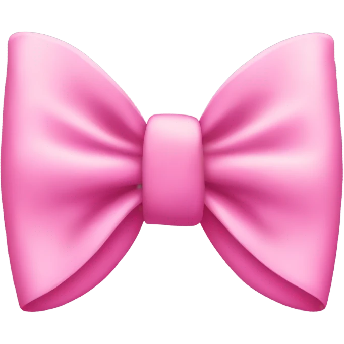 A pink bow emoji