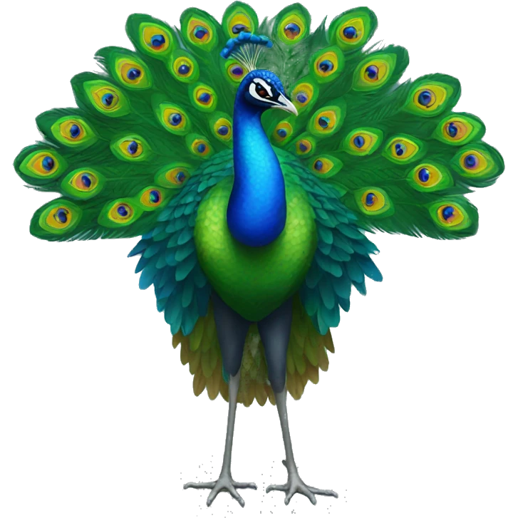peacock emoji