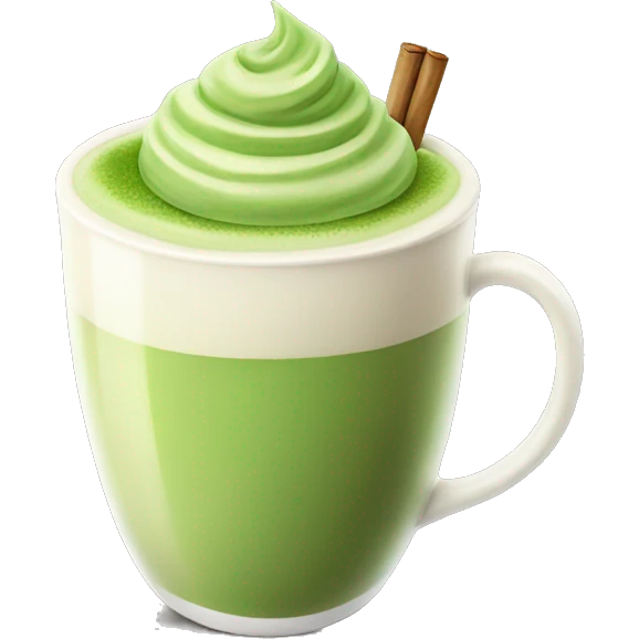 Matcha latte  emoji