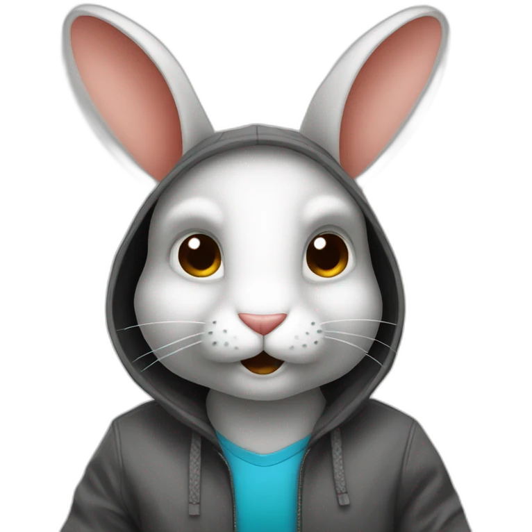 Hacker rabbit emoji