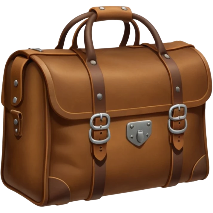 leather camp bag emoji