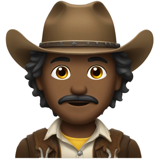 German sherperd with a cowboy hat emoji