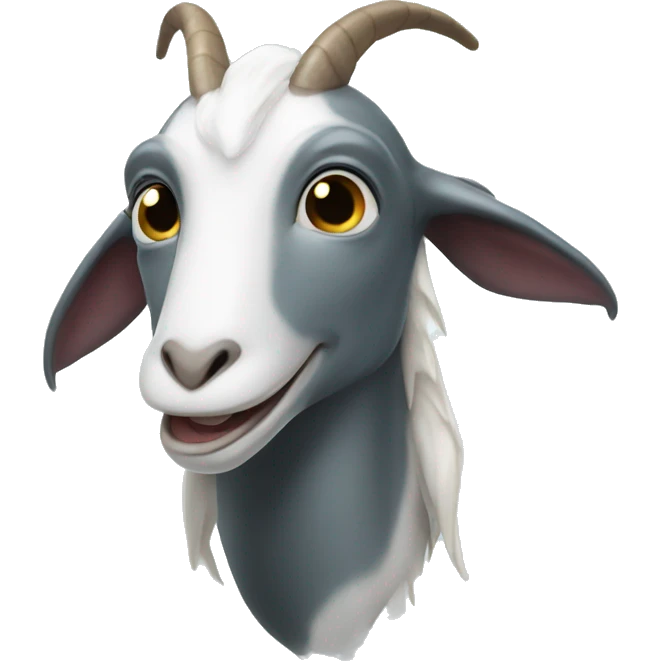 a dolphin goat emoji