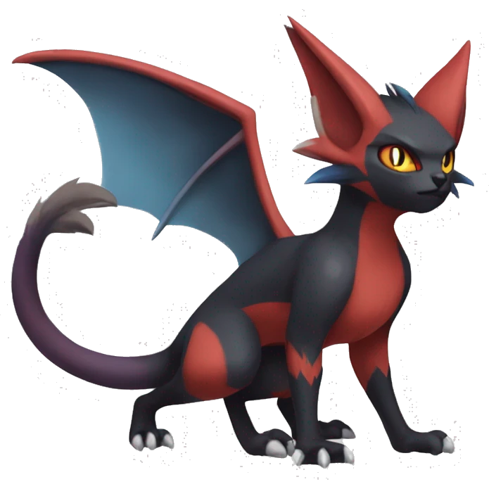Noivern-Litten-Zorua full body emoji