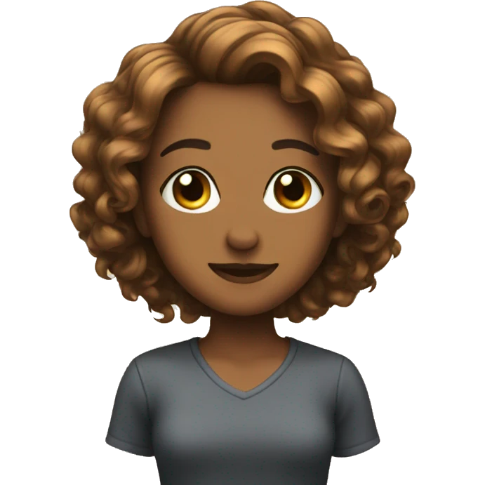 Lovely hair emoji