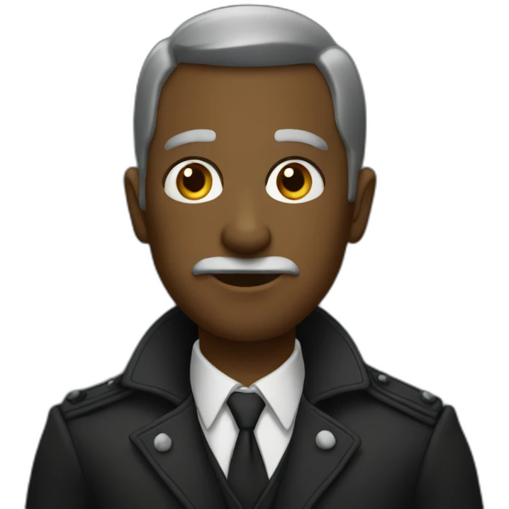 Captif noir emoji