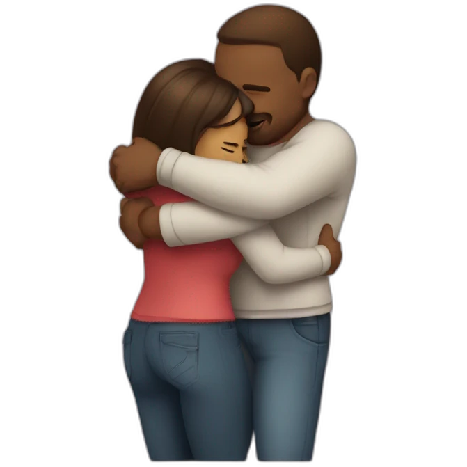 Hug relationship emoji