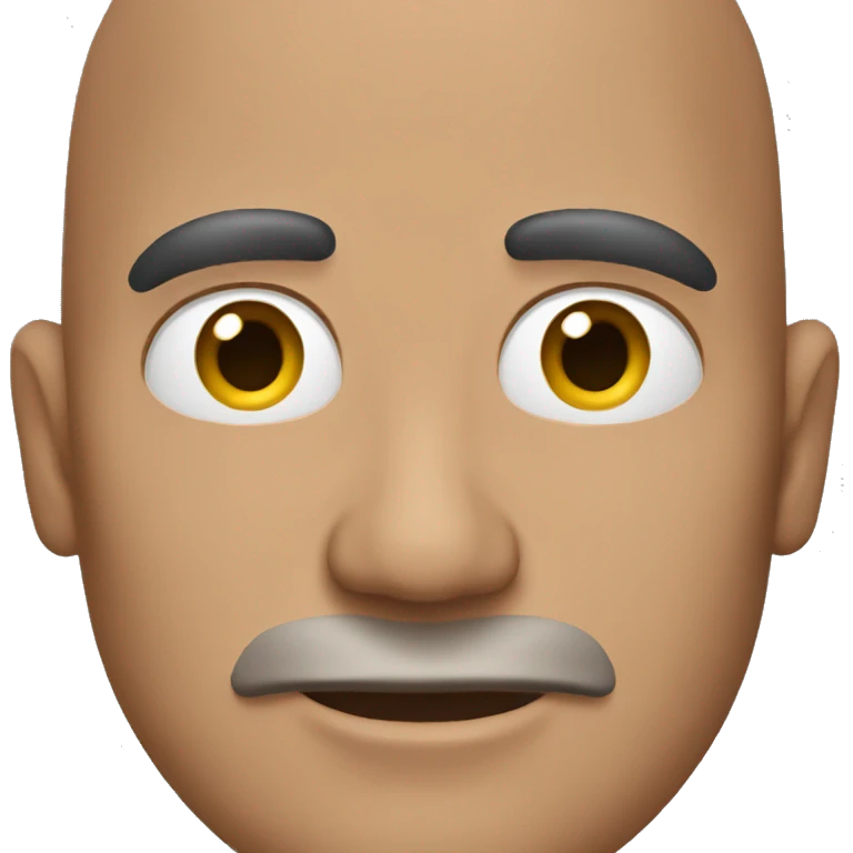 Man with no eyebrows  emoji
