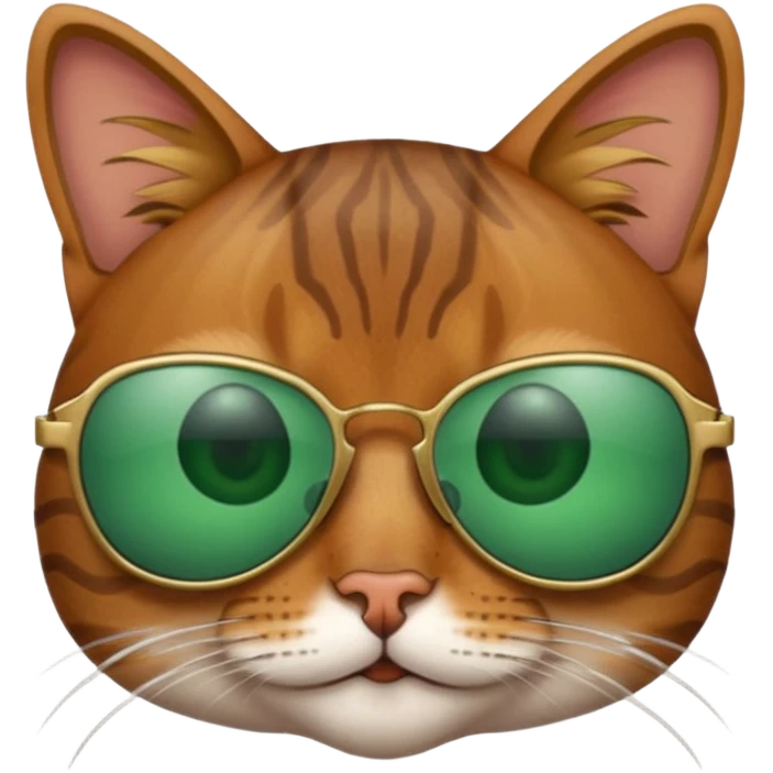 Cat wearing sunglasses emoji