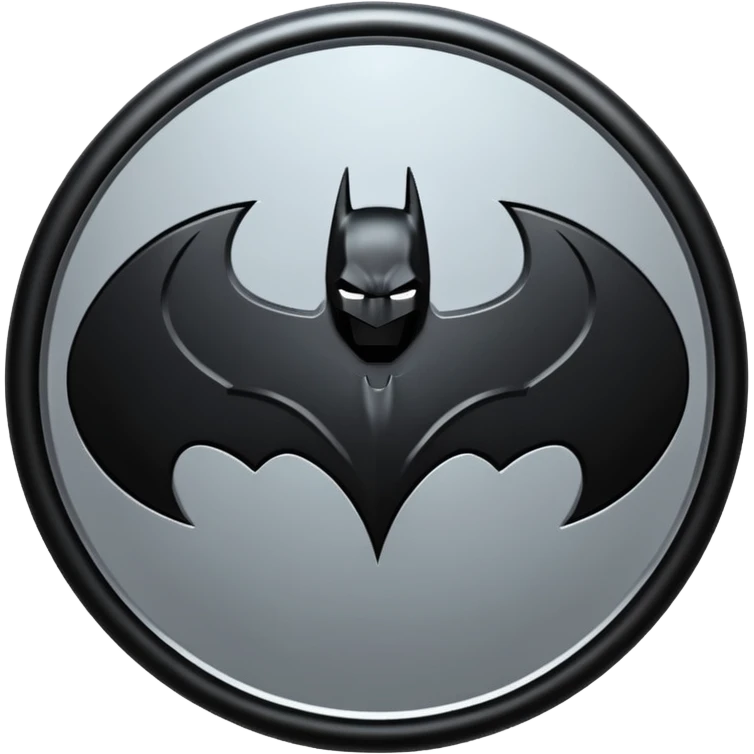 Batman logo emoji