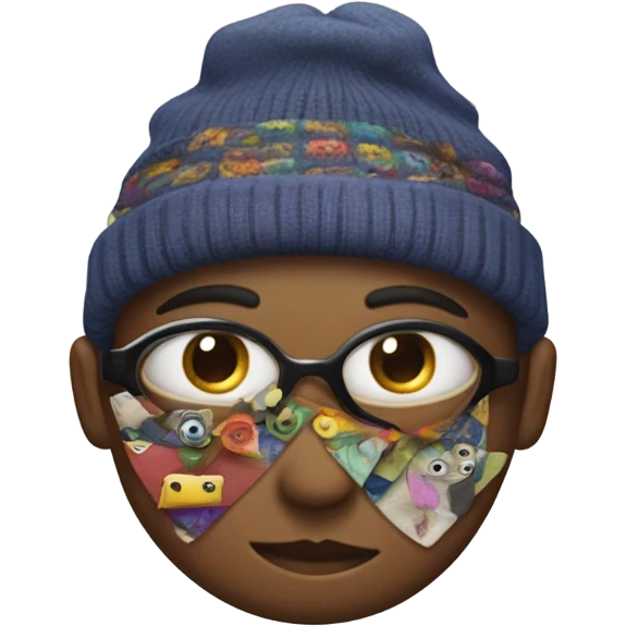 Eyes with clothes emoji