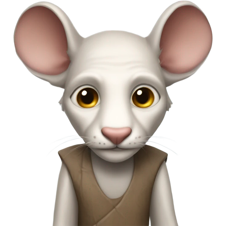 Rat mixed with human emoji