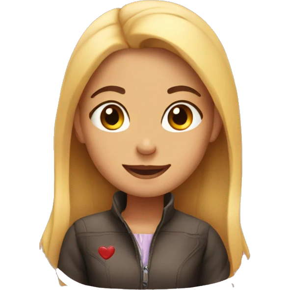 Girl in love  emoji