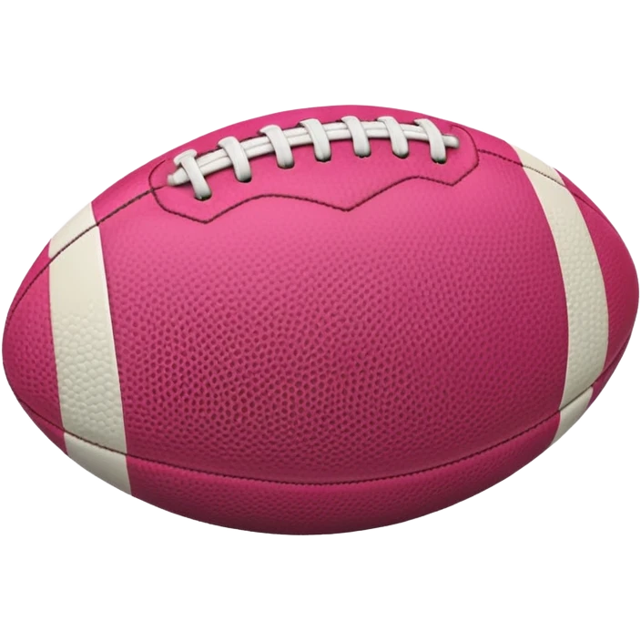 Pink football  emoji