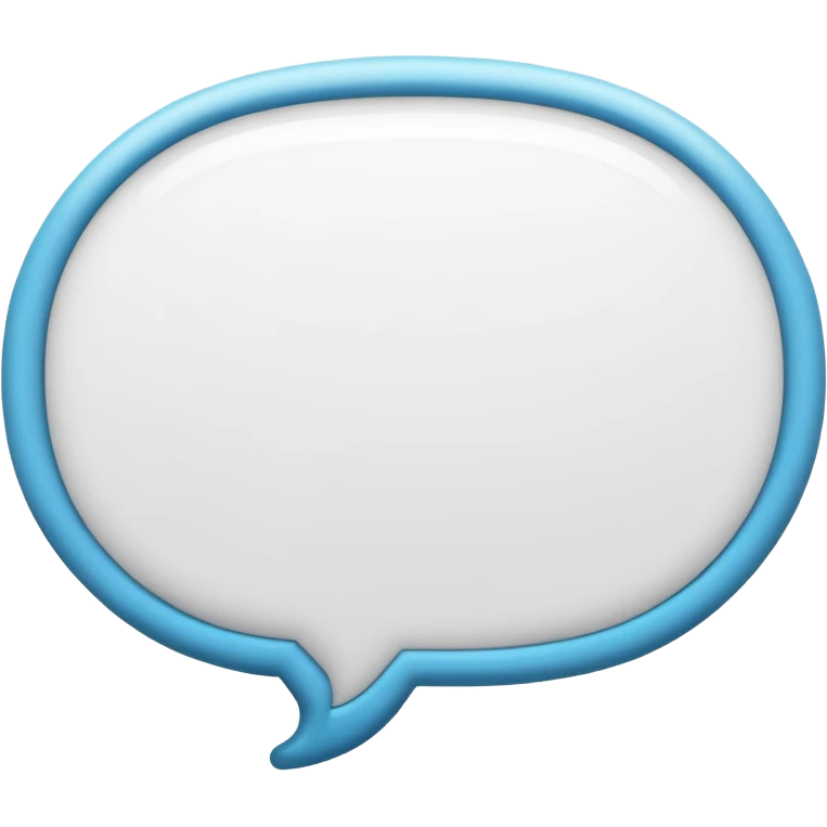 speech bubble emoji