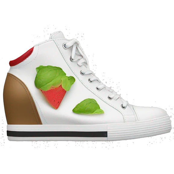 isabel marat wedge sneakers emoji