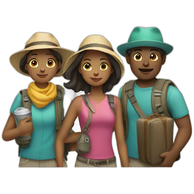 travel trio emoji