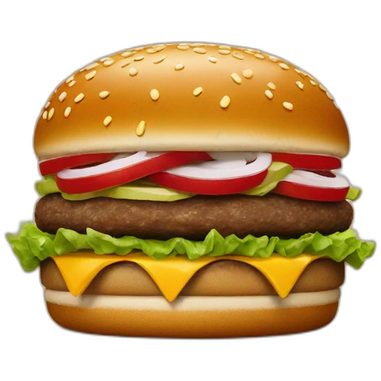 Burger king emoji