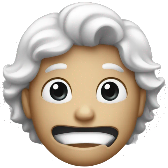 trouble emoji face black emoji