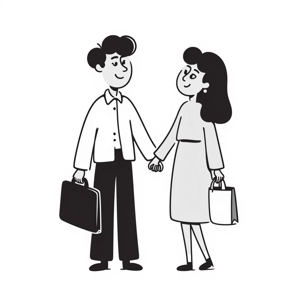 a pair of working parents emoji