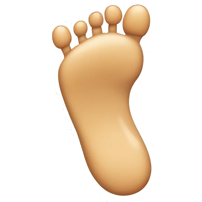 foot emoji
