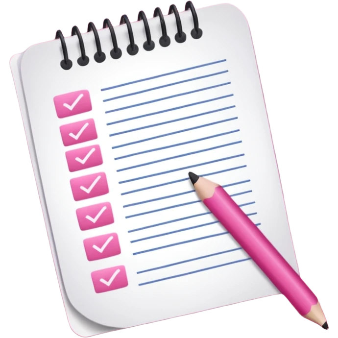 tips and tricks for exams pink emoji