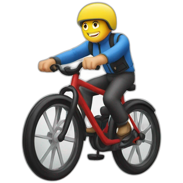 Bike riding AV boss emoji