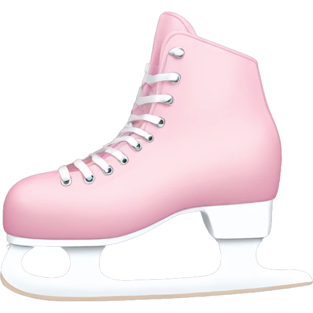 pastel pink ice skates emoji
