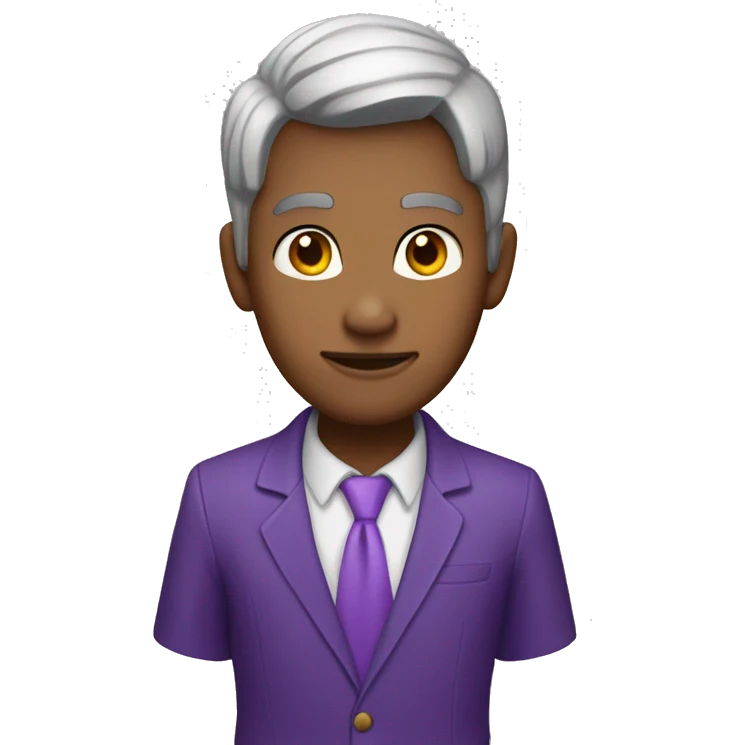 corazón morado clarito emoji