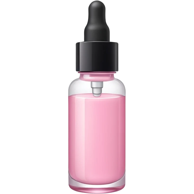 Light pink ￼ serum emoji