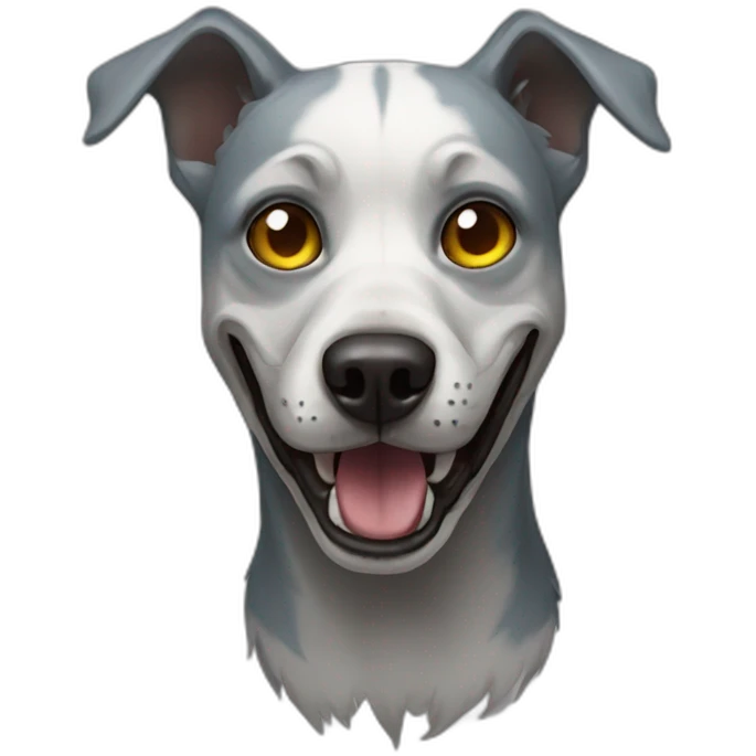 undead dog emoji