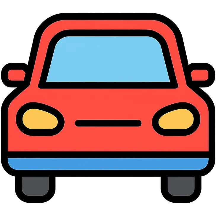 colored car icon emoji
