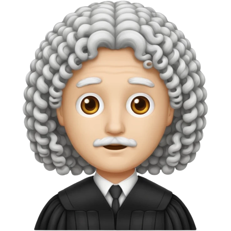 Courtroom Items, only a Judge’s Wig 

 emoji
