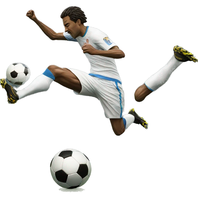 Bicycle kick soccer emoji