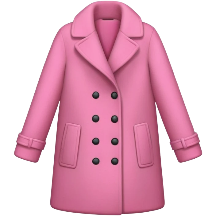 Pink coat  emoji