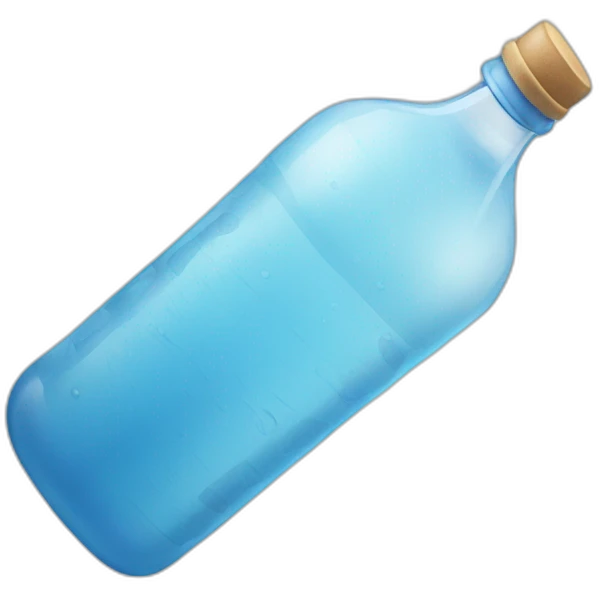 Bottle of water emoji