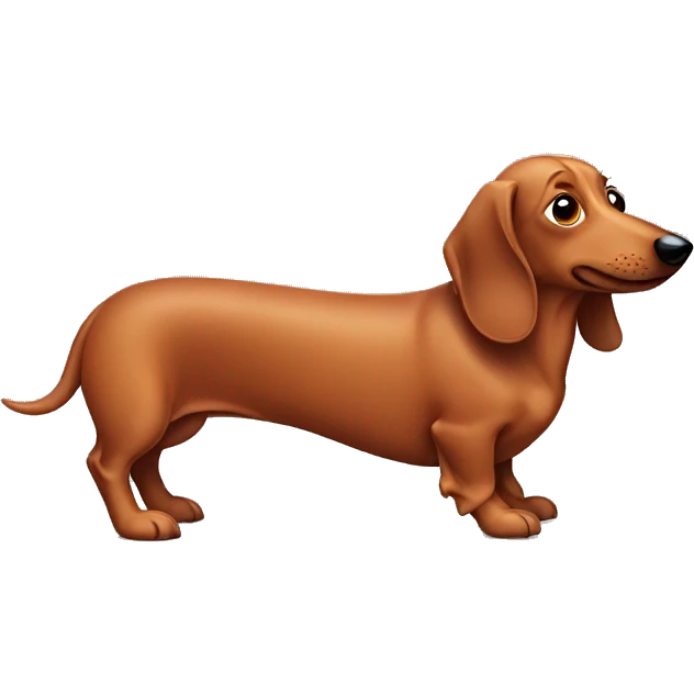 Sausage dog emoji