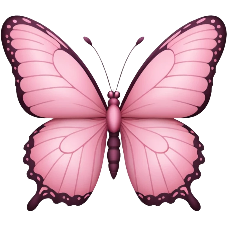 pink butterfly emoji