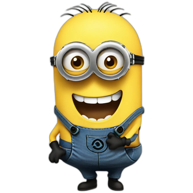 laughing minion emoji