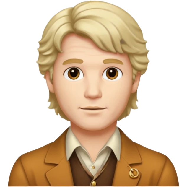 70s 80s men with ring hair style  emoji