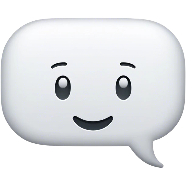 SPEECH BUBBLE emoji
