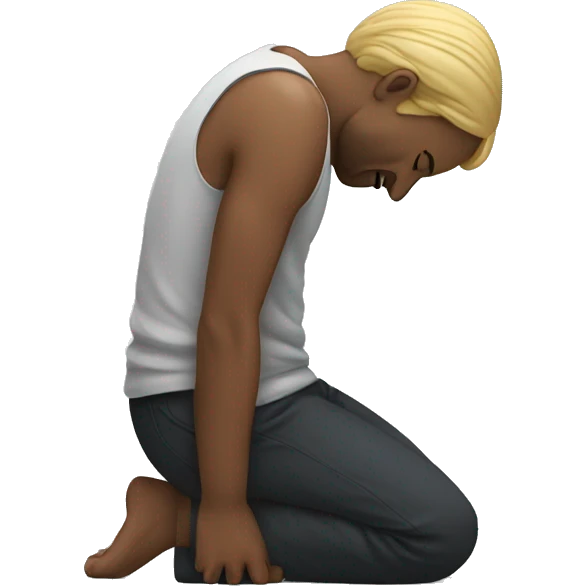 bowing down emoji