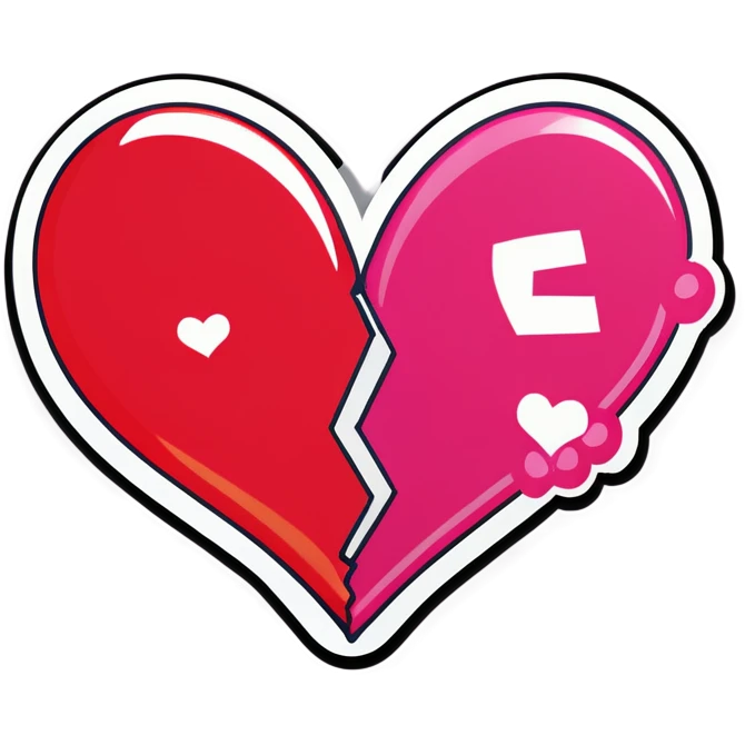 Pop art love emoji