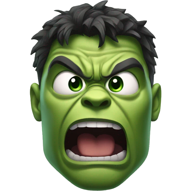 Shocked hulk emoji
