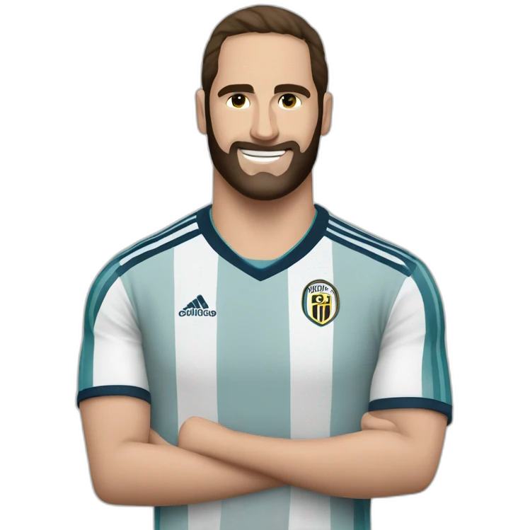 Higuain football player emoji