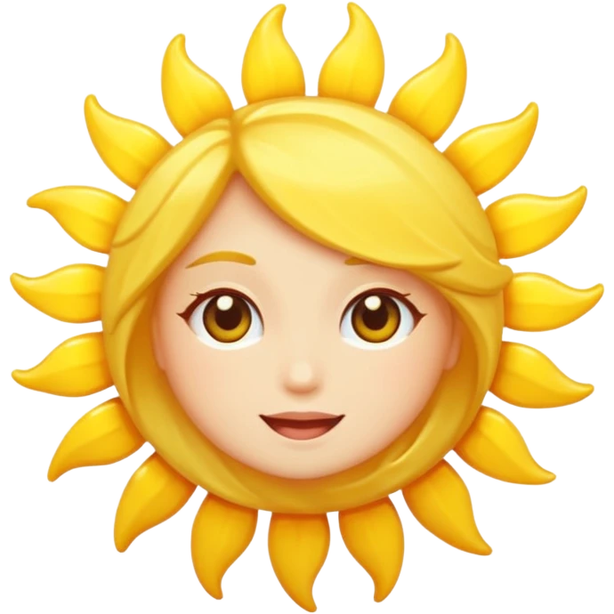 sun Beauty wiggling emoji