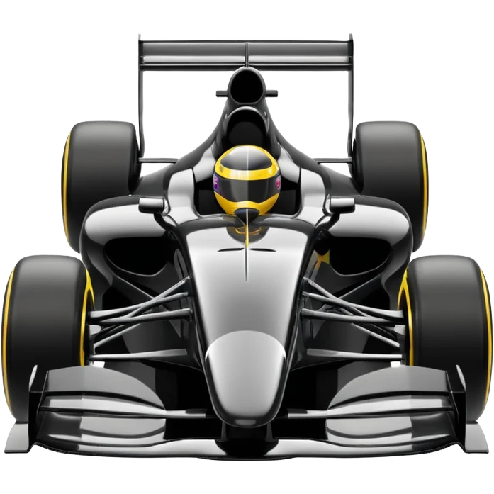 formula 1 black emoji